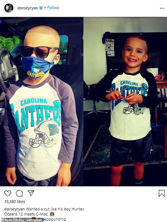 Naya Rivera’s ex Ryan Dorsey shares snap of their son Josey’s significantly shorter buzz cut