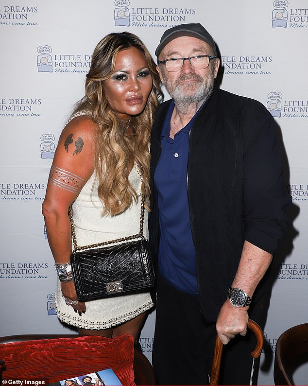 Phil Collins ‘plans to evict his ex-wife Orianne Cevey from his Miami home… after she remarried’