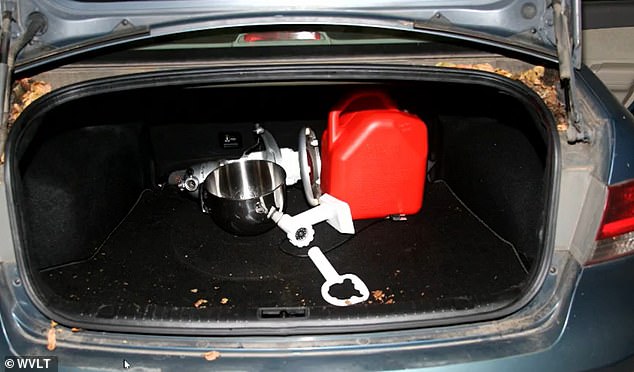 On Day 3 of Joel Guy Jr's murder trial in Tennessee, jurors were shown photographs of a meat grinder in the trunk of his car at the time of his arrest in November 2016