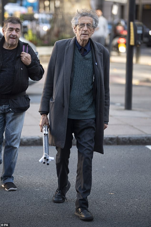 Piers Corbyn arrives at court vowing to ‘drink against the curfew’