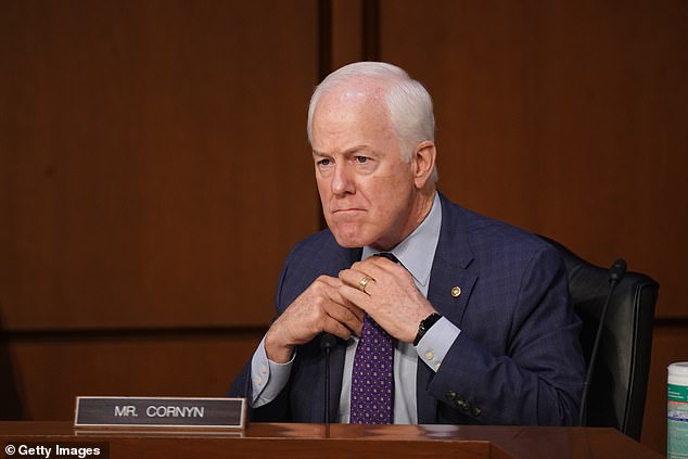 Senator John Cornyn, facing tough re-election battle in Texas, tries to distance himself from Trump