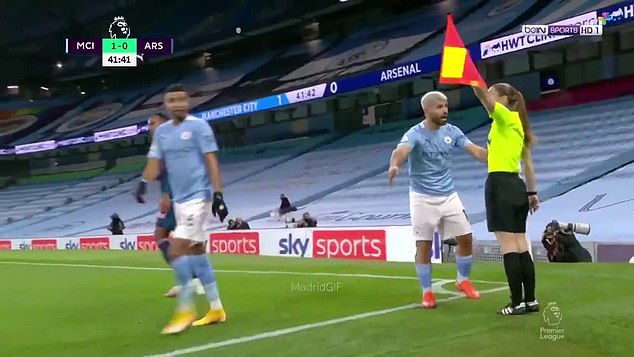 Sergio Aguero unpunished after accosting assistant referee Sian Massey-Ellis during Man City win
