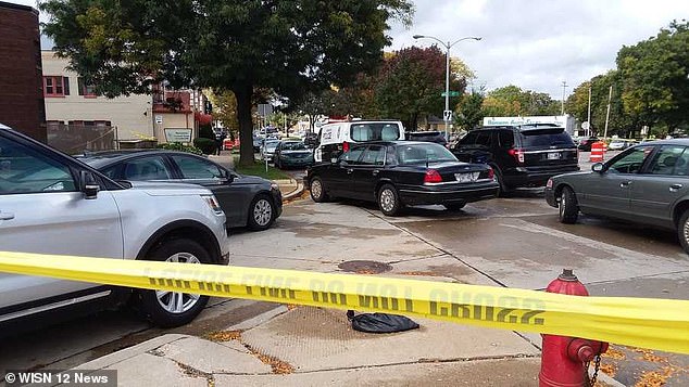 Seven people were shot inside the Serenity Funeral Home in Milwaukee, Wisconsin around 12.45pm, officials say