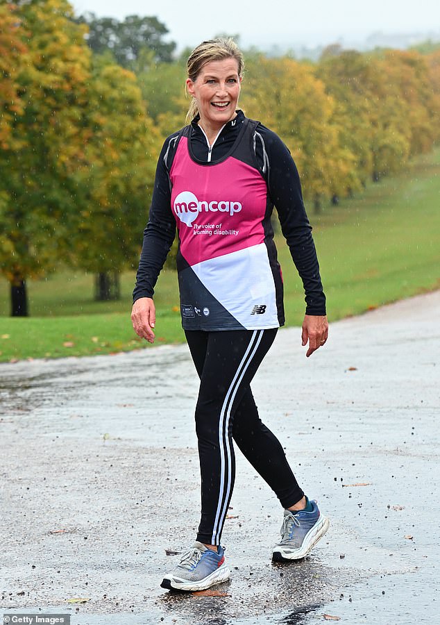 Sophie of Wessex joins the London Marathon to support Mencap