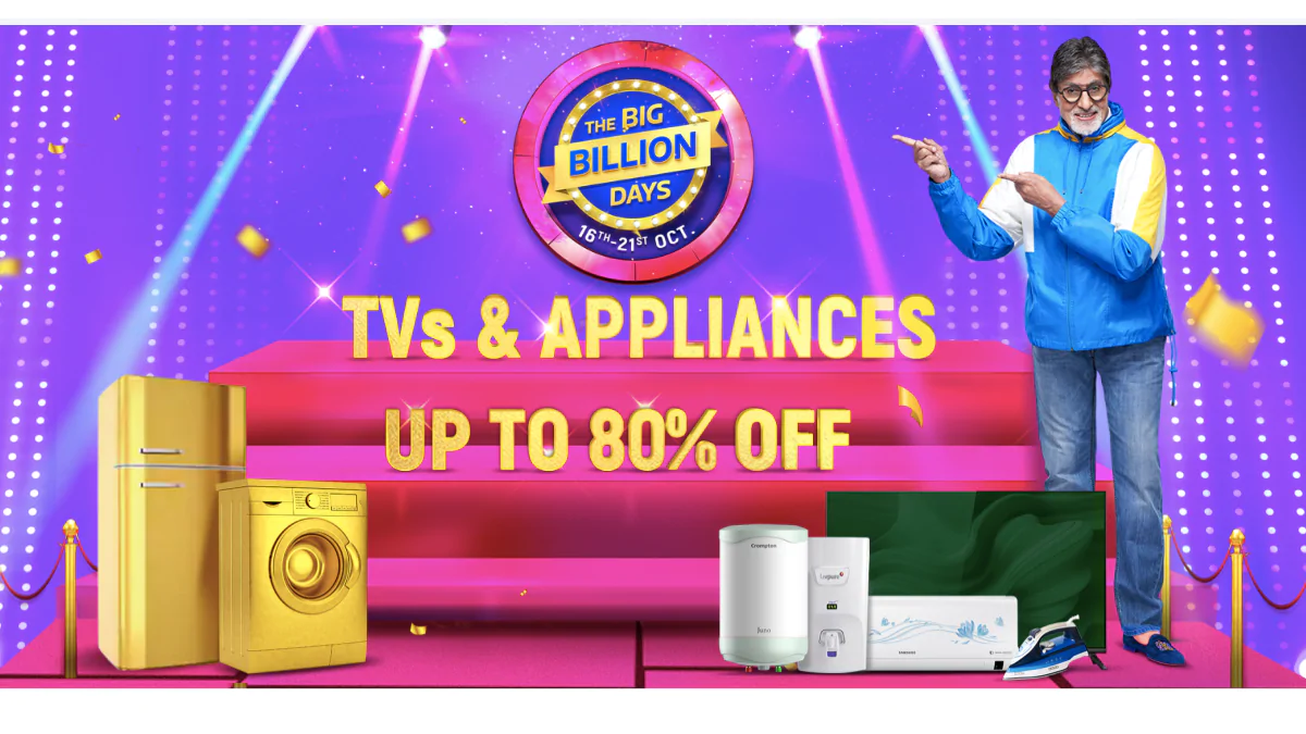 The Biggest Large Appliances Deals During Flipkart Big Billion Days Sale