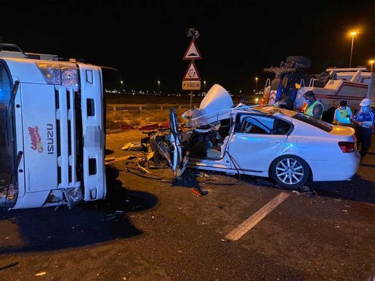 Three people injured in Dubai traffic accidents