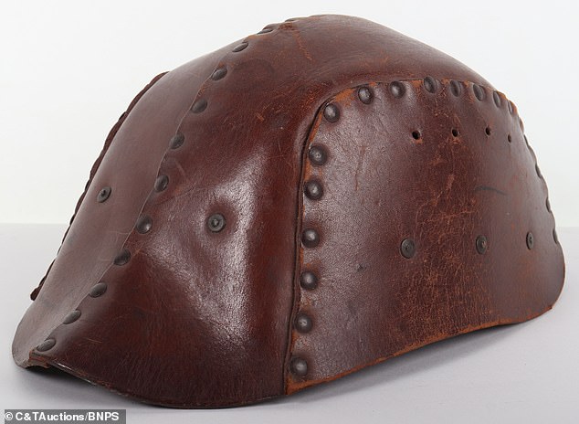 WWI leather helmet that British tank crews refused to wear is found in charity shop