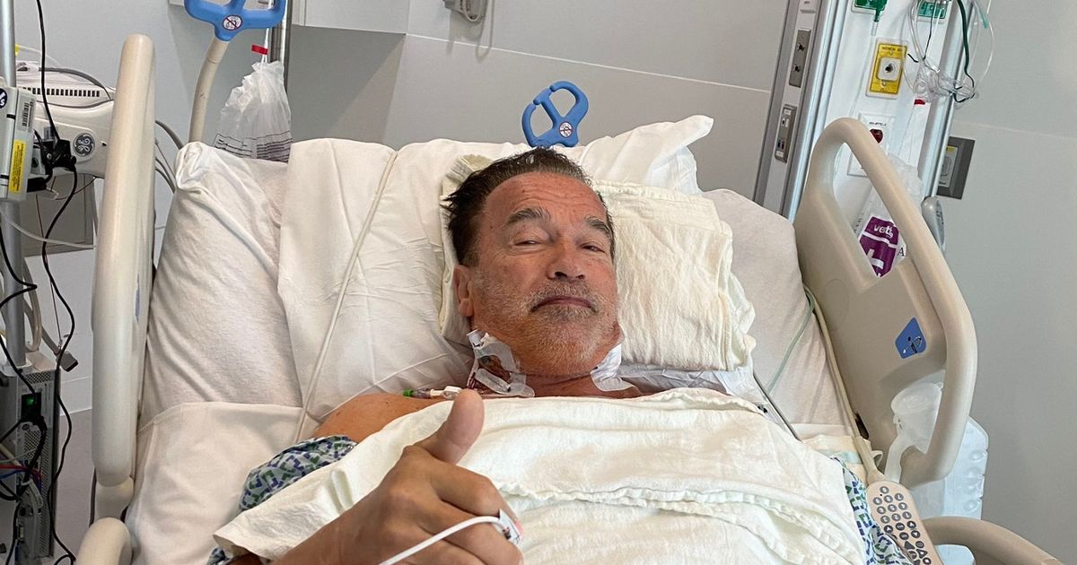 Arnold Schwarzenegger seen driving around Los Angeles after secret heart surgery