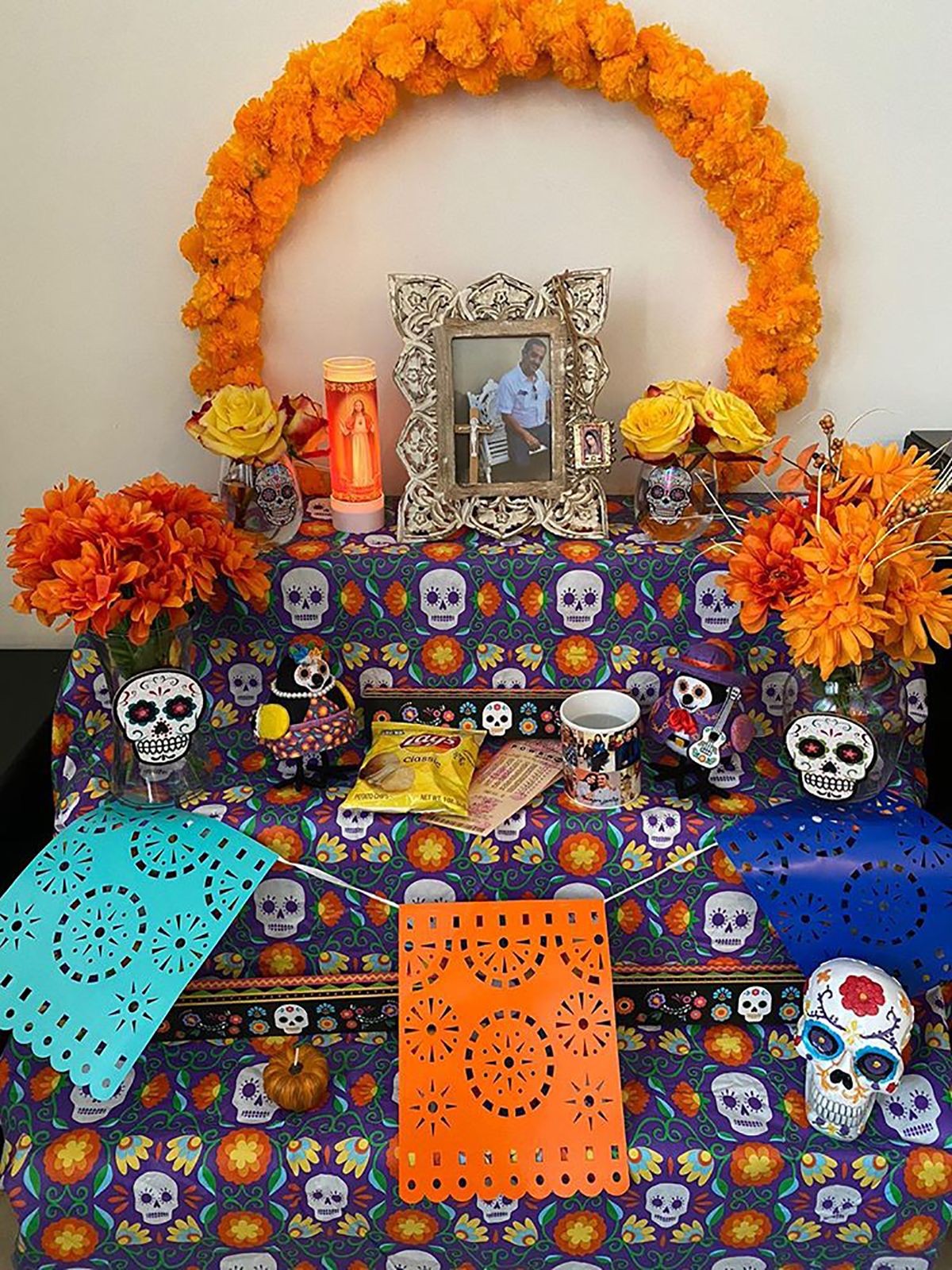 Ana Patricia Gámez the Altar to her father on the Day of the Dead