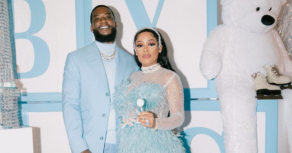 Gucci Mane and pregnant wife Keyshia announce baby’s gender at reveal party