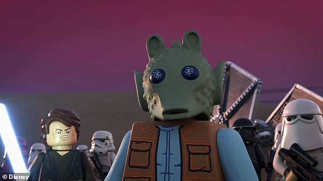 Uh oh: Rodian bounty hunter Greedo was shown going face-to-face with them