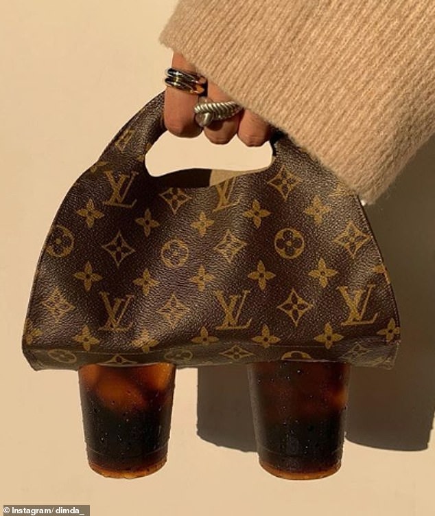 Daisuke racked up almost 21,000 likes on his photo of drinks being carried in a customised Louis Vuitton bag