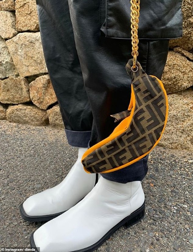 A custom Fendi hand bag designed to carry banana's racked up almost 4,000 likes