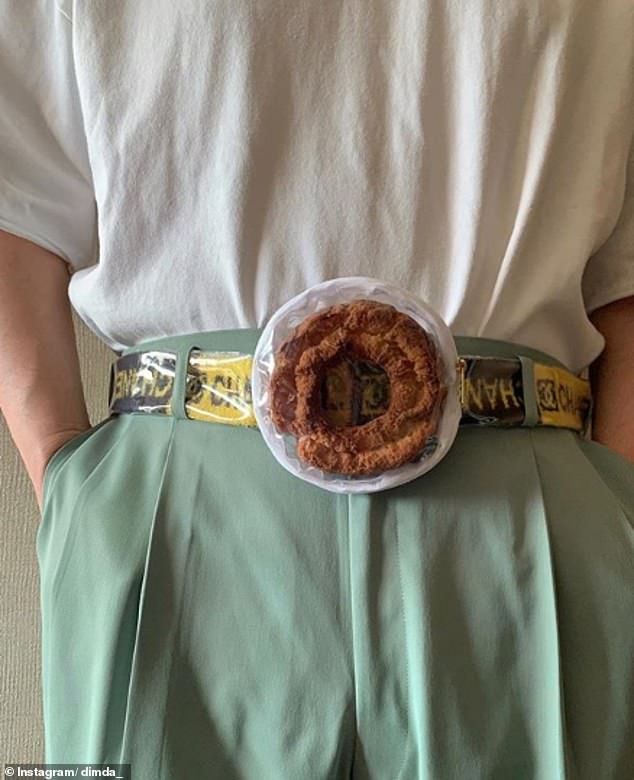 Over 3,000 people were impressed with the fashion designer's attempt at making a Chanel belt that carries donuts