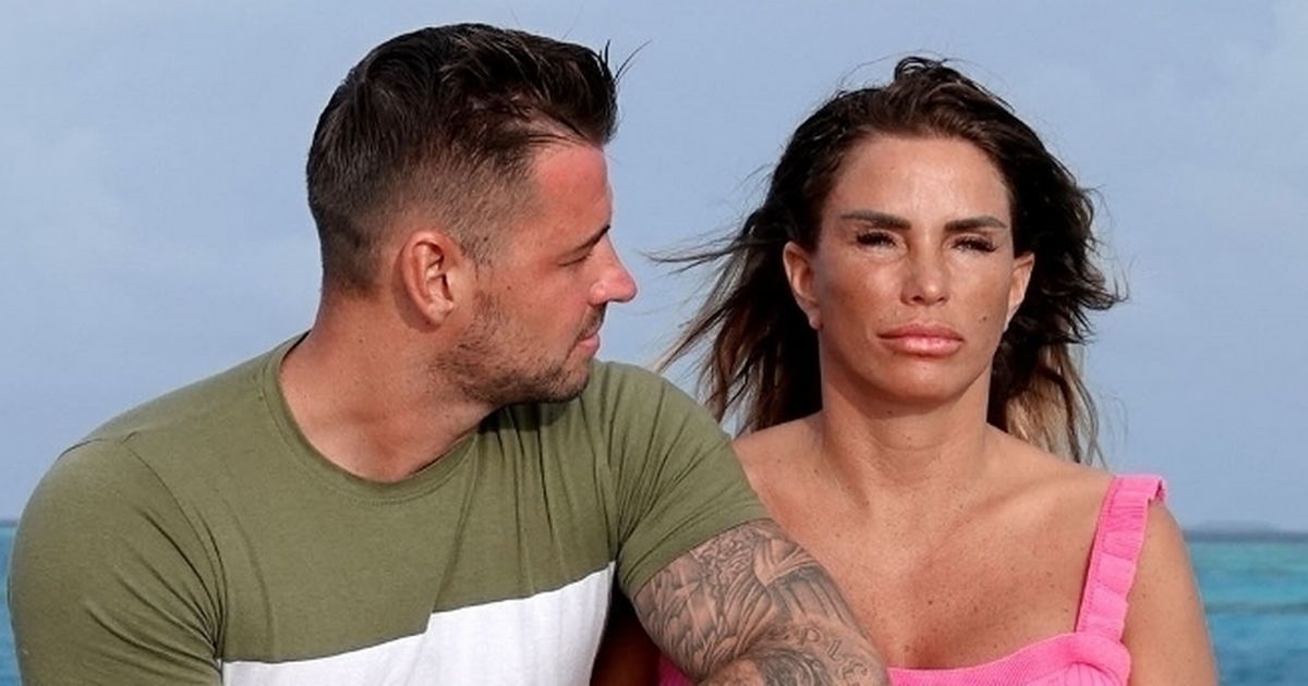 Katie Price swaps saliva with Carl Woods in frisky PDA before jetting home