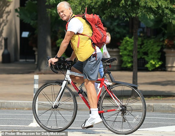 California lifestyle: Peter Navarro ditched his ultra-liberal beliefs, but brings a touch of sunshine to Washington D.C. by regularly cycling to work in the White House