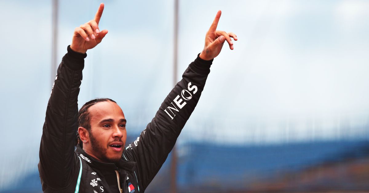 Lewis Hamilton wins seventh F1 world title to equal Michael Schumacher’s record