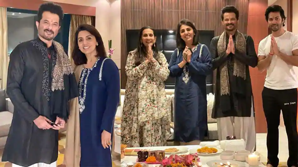 Neetu Kapoor celebrates ‘very different Diwali’ with Anil Kapoor, Varun Dhawan: ‘Grateful for how loved you are all making me feel’