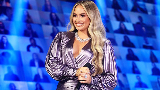 Demi Lovato Jokes About Getting ‘Engaged’ & ‘Unengaged’ In Lockdown At PCAs After Max Ehrich Split