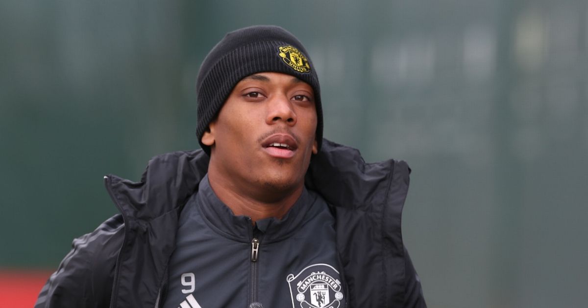 Martial ‘training separately’ after Man Utd star suffers potential back injury