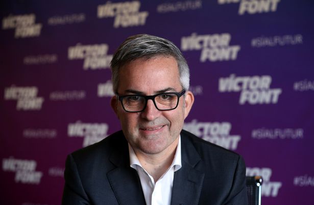 Victor Font is running in Barcelona's next presidential election in January
