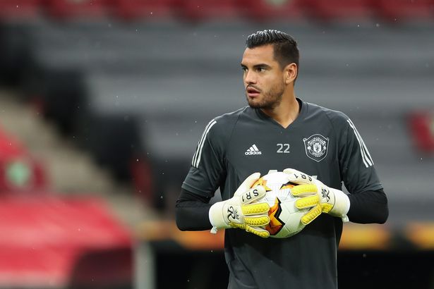 Sergio Romero could be on his way out of Old Trafford. (Photo by James Williamson - AMA/Getty Images)