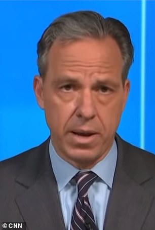 Tapper, pictured, was forced to concede, this time arguing market forces were at play and not policy