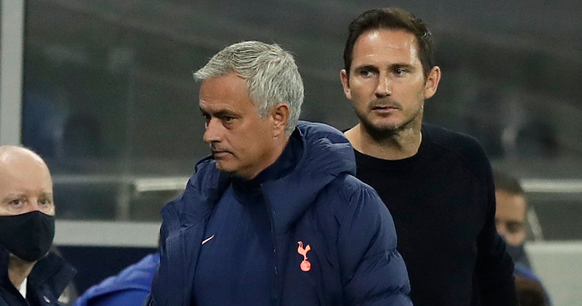 Mourinho fires “pressure” jibe at Lampard ahead of Chelsea vs Tottenham