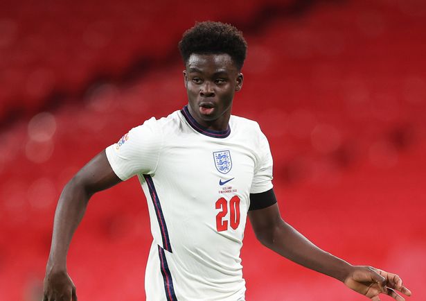 Bukayo Saka is setting his sights on more England caps
