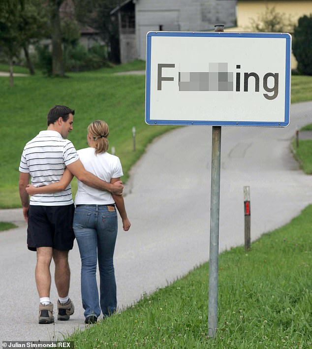 Austrian village cleans up its act… by changing its name to the less risque ‘Fugging’ 