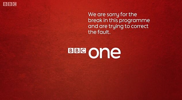 BBC One announces ‘quite a night of it’ after technical difficulties