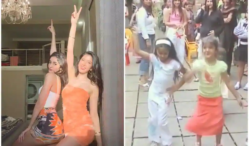 BFFs Ananya Panday and Shanaya Kapoor dance on the streets to It’s The Time To Disco, watch cute throwback video