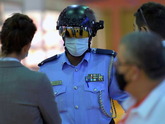 Check out the smart helmets that UAE police use to detect COVID-19