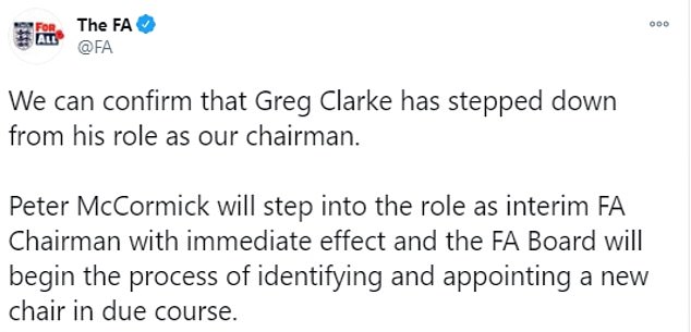 FA chairman Greg Clarke under pressure to resign after car crash DCMS grilling