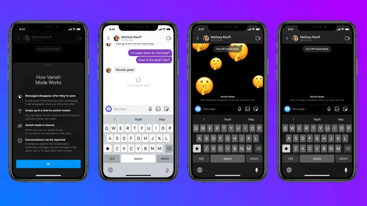 Facebook Launches Vanish Mode On Messenger And Instagram Latter Also Gets Reels And Shop Buttons Technology News