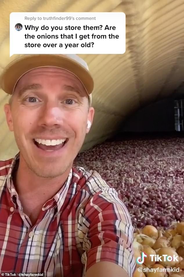 Farmer reveals how he keeps onions fresh for a YEAR in viral video