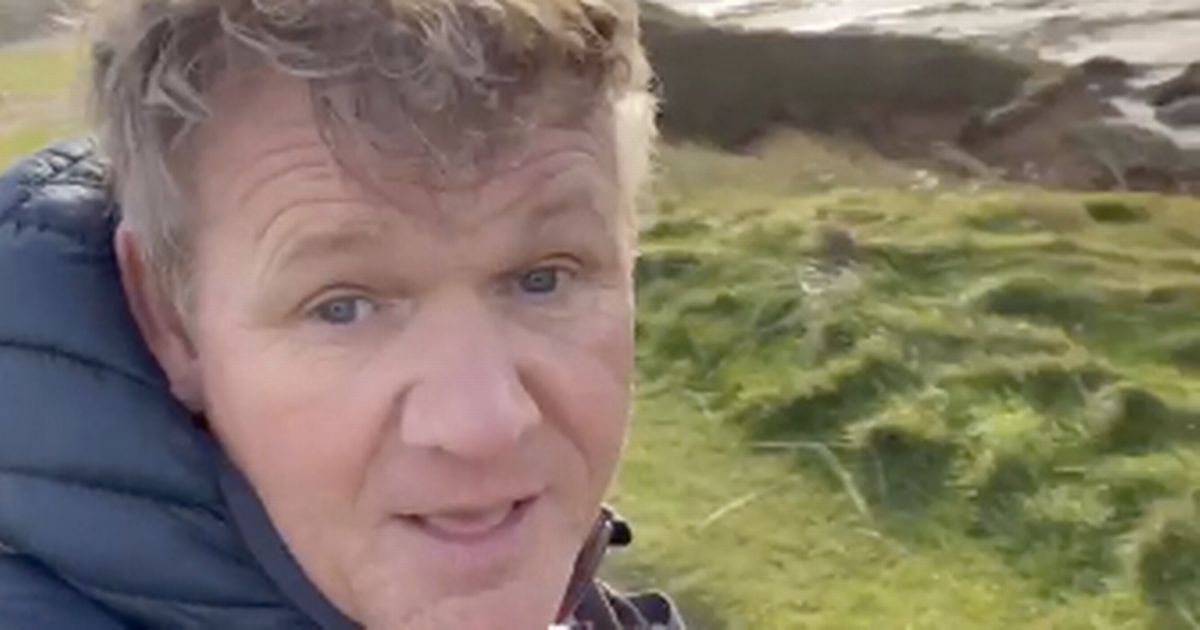 Gordon Ramsay shows off stunning coastal views from his £6m mansion in Cornwall