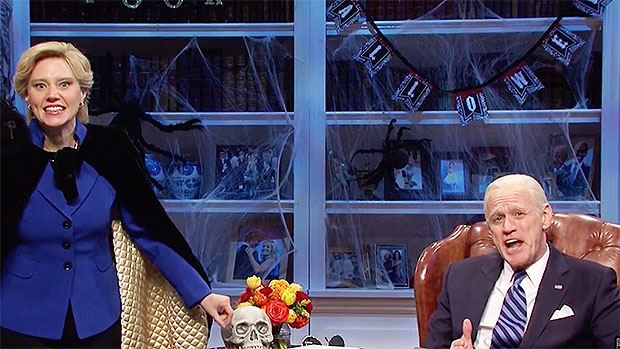 Kate McKinnon’s Hillary Clinton Reminds Jim Carrey’s Joe They’ve ‘Lost Before’ In Spooky ‘SNL’ Open