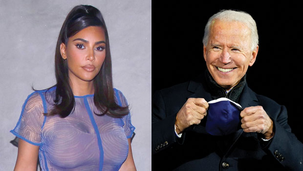 Kim Kardashian Likes Tweet About Voting For Joe Biden After Kanye West Votes For Himself