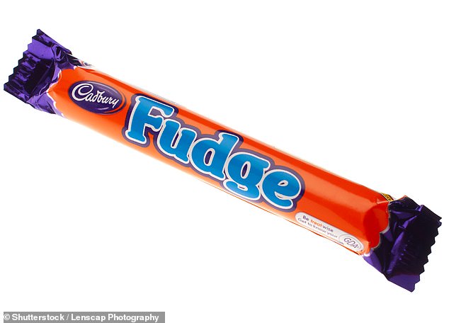 Little finger: Cadbury shrinks the size of its selection box Fudge bars