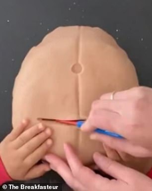 Mother divides social media by using modelling clay to teach her four-year-old son about cesareans