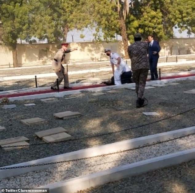 Multiple injured by grenade during French remembrance service attended by British at Saudi cemetery