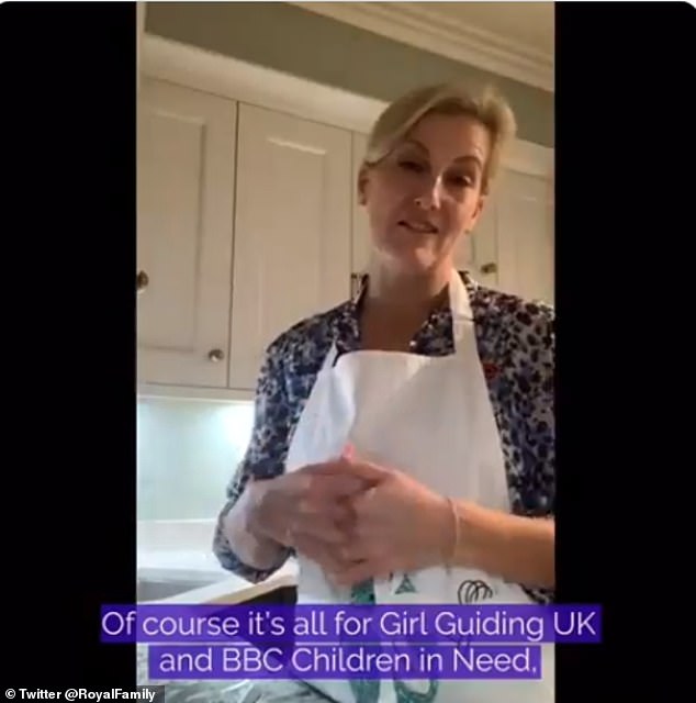 Sophie Wessex shares glimpse inside her kitchen as she bakes 55 scones for Act Your Age challenge