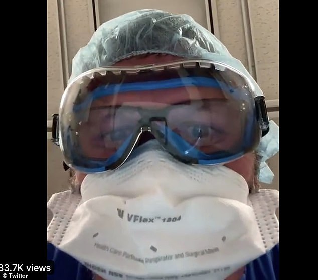 St Louis ICU doctor posts video showing what final moments are like for people dying of Covid
