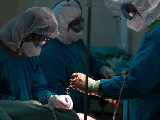 Surgeons from the UAE health ministry conduct three robotic surgeries to correct uterus prolapse in Sharjah