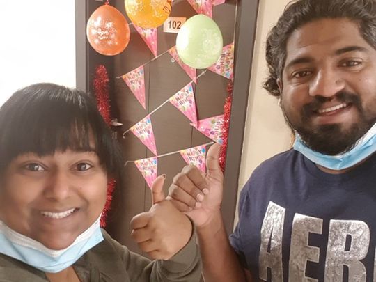 Watch: With birthday cakes and balloons, Dubai’s ‘surprise couple’  bring joy to others
