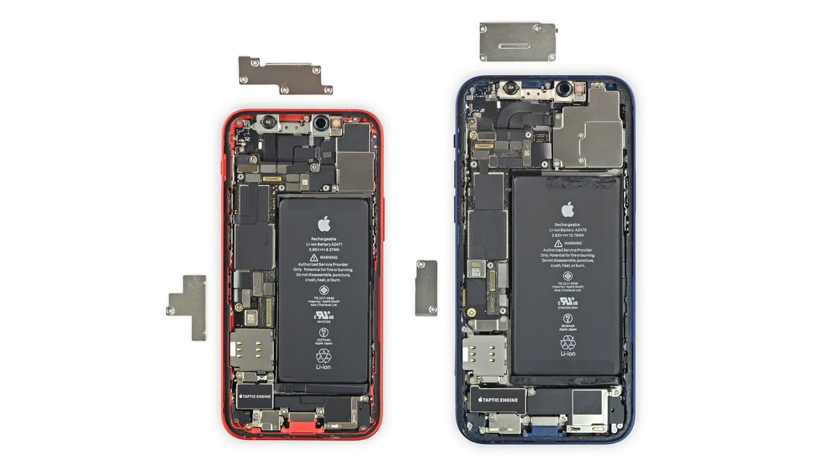 Iphone 12 Mini Ifixit Teardown Shows Smaller Taptic Engine Loudspeaker Asymmetric Antennas Technology News