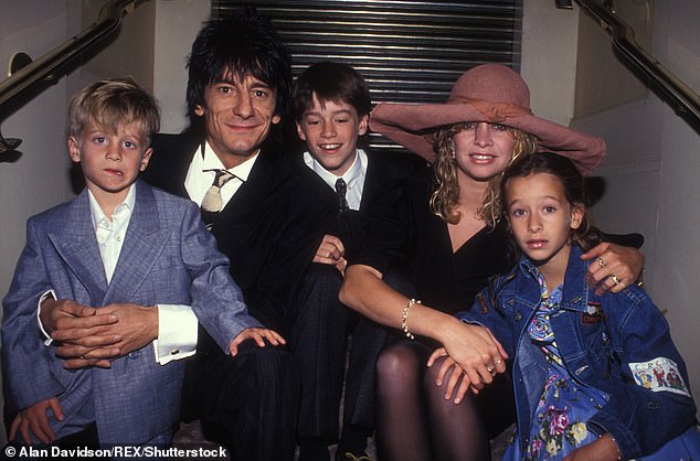 Of his upbringing, Jamie says: 'I don't know why, but growing up I had an overwhelming desire to make money. My own money. To be independent' [the family are pictured in 1989]