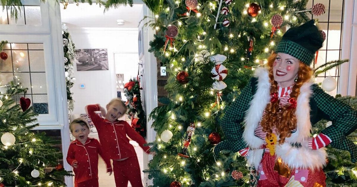 Billie Faiers transforms mansion in Winter Wonderland with Santa’s Grotto