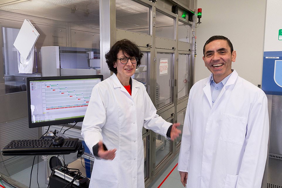 Husband and wife Ugur Sahin and Oezlem Tuereci are behind the Pfizer Covid-19 vaccine that could change the world